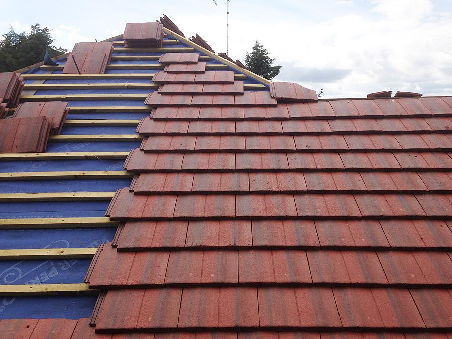 Re-tiling roof kidderminster